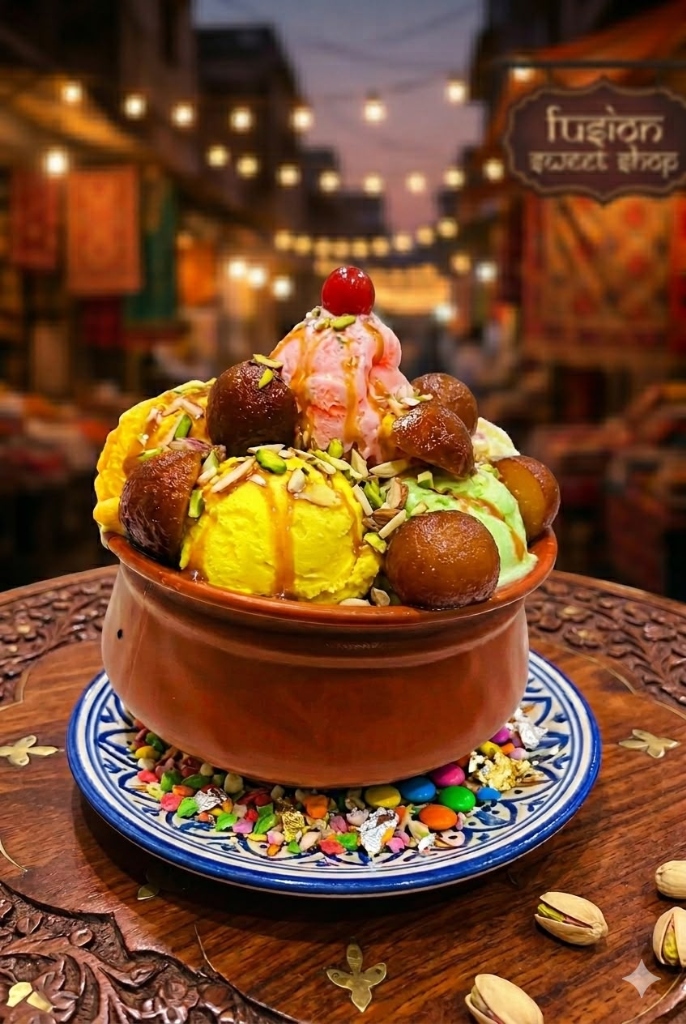 Biryani Ice Cream at Ali’s Cafe