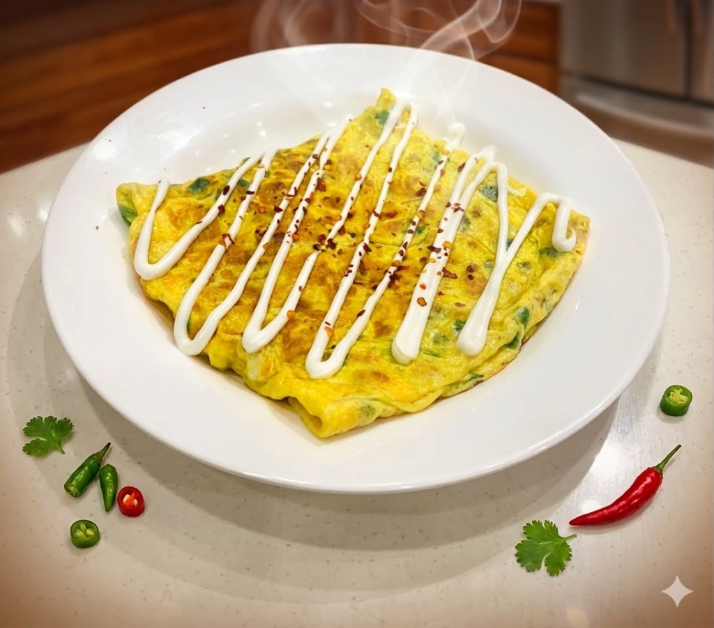 Chicken Omelette at Ali’s Cafe