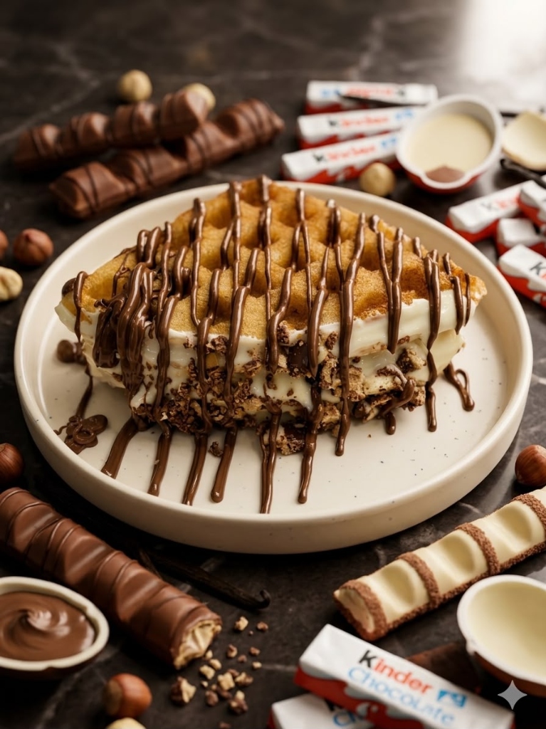 Kinder Joy Waffle at Ali’s Cafe
