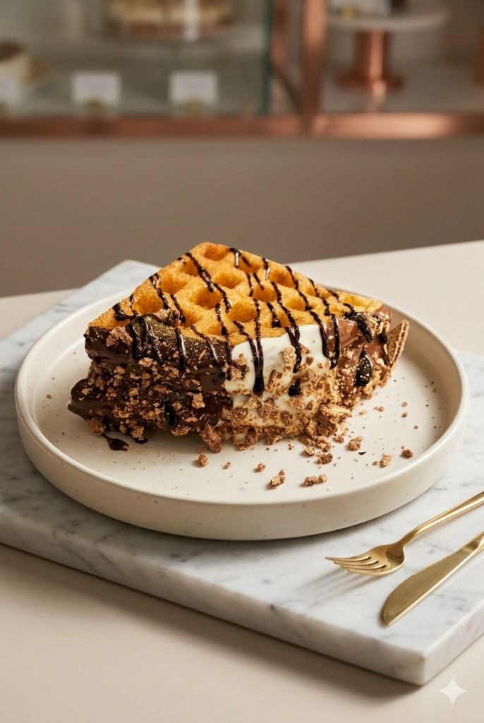 Kitkat Waffle at Ali’s Cafe
